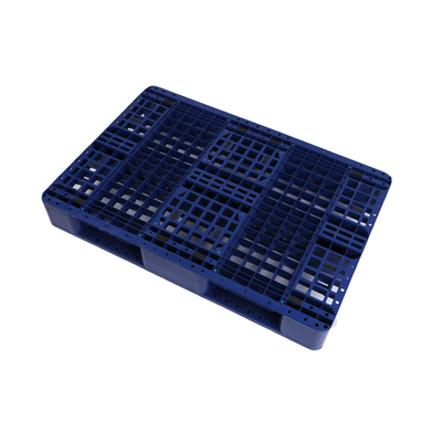 De Oppervlakte van het donkerblauwe HDPE Omkeerbare Plastic Pallets 1200 X 800 Net