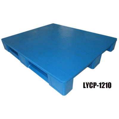 Blauw LLDPE-HDPE Materiaal die Vlakke Plastic Aangepaste Pallets nestelen