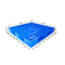 1200*1200 blauwe Euro die Pallets van Gerecycleerd Plastiek voor Pakhuis worden gemaakt