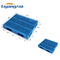 Blauwe Euro HDPE Plastic Pallets Nestable Op zwaar werk berekende Plastic Steunbalken