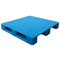 Blauw LLDPE-HDPE Materiaal die Vlakke Plastic Aangepaste Pallets nestelen
