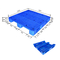 OEM Blauwe Plastic die Pallet1100x1100 Pallets van Gerecycleerd Plastiek worden gemaakt
