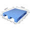OEM Blauwe Gerecycleerde HDPE 1200mm*1000mm*170mm van de Pakhuis Plastic Pallet