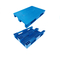 Blauwe HDPE Plastic Op zwaar werk berekende Pallets Nestable Gerecycleerde Plastic Pallet