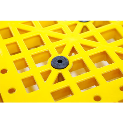 Op zwaar werk berekende Grote HDPE Vier Euro Plastic Pallet 1200X1000X150mm van de Manieringang