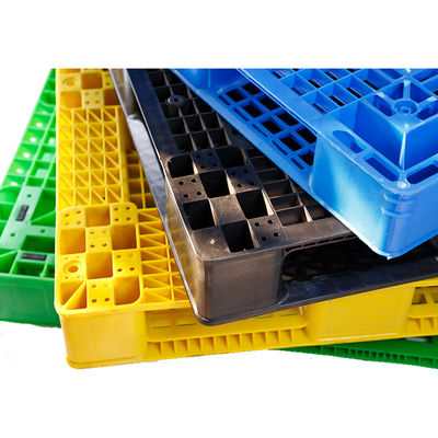Grote HDPE Vier van de de Kanten Euro Plastic Pallet van de Manieringang Dubbele Stapelbare Omkeerbaar