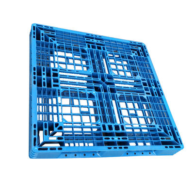 100% maagdelijke Materiële Hygiënische Plastic Pallet 1100*1100mm Op zwaar werk berekend Versterkt Staal