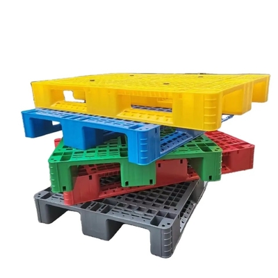 1200X1000X150mm Blauwe Plastic Pallet lycw-1210C met Staalbar